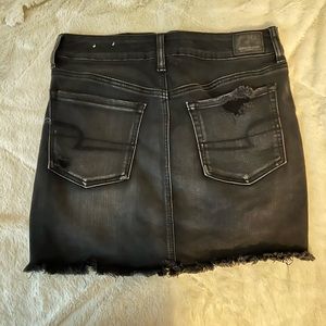 Black American Eagle Denim Skirt